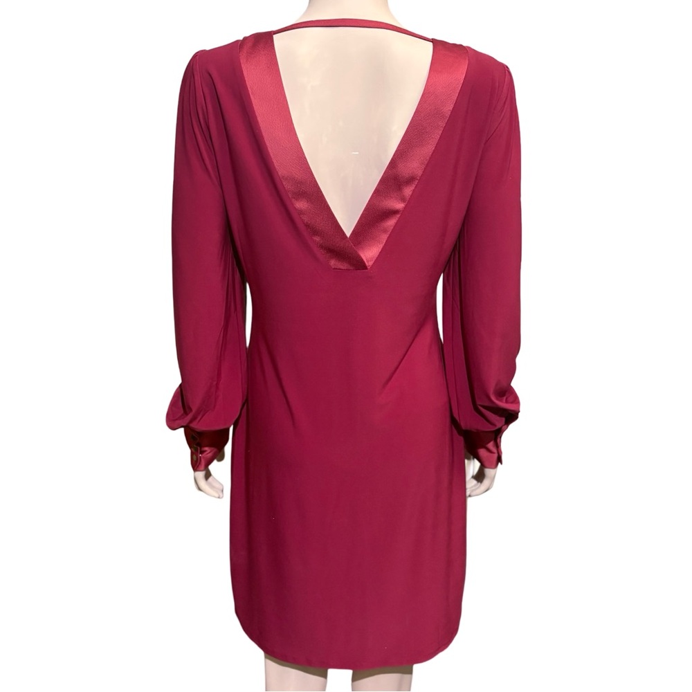 🔥 White House Black Market Satin Cuff Long Sleeve Dress Size Small Women’s - Picture 9 of 16
